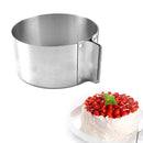DecorBites™ Adjustable Stainless Steel Cake Slicer & Mousse Ring Round Cutter