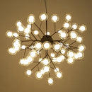 DecorBites™ LED Firefly Sputnik Chandelier: Stylish Tree Branch Ceiling Lamp