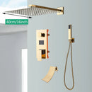 DecorBites™ Gold Digital Display Shower System with Tub Spout