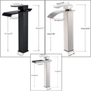 DecorBites™ Gold Basin Faucet Single Level Mixer Tap Hot Cold Water Bathroom Sink Tap