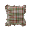 DecorBites™ Cotton Coffee Black Yellow Green Cushion Cover 45x45cm Fringed Skirt Home Decor