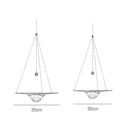 DecorBites™ Clear Glass Pendant Lights - Modern Nordic LED Bedroom & Restaurant Light