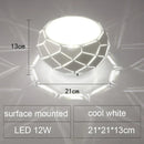 DecorBites™ LED Ceiling Light: Simplicity 5W 12W Dimmable Cylinder Lamp for Aisle Corridor