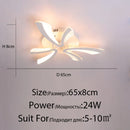 DecorBites™ LED Ceiling Chandelier Lights for Living Room Bedroom Dining Study White Black
