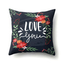 DecorBites™ Green Tropical Leaves Pillow Cover - Four Season Landscape Decor