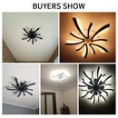 DecorBites™ LED Ceiling Chandelier Lights for Living Room Bedroom Dining Study White Black