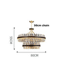 DecorBites™ Crystal Oval Chandelier Lighting for Dinning Room