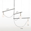 DecorBites™ Glass Ball Pendant Light for Bedroom Bar Cafe Decor - Multi-Light Post-Modern Glass Lighting