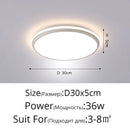DecorBites™ LED Ceiling Lamps: Modern Dimmable Lights for Living Room, Dining Room, Bedroom