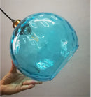 DecorBites™ Blue Glass Ball LED Pendant Lights for Modern Living Room and Kitchen Decor