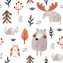 Little Forest Animals Wallpaper