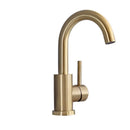 DecorBites™ Brushed Gold Basin Faucet Single Handle Deck Mounted Cold Hot Mixer Tap