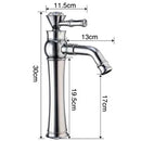 DecorBites™ Gold Bathroom Faucet | Modern Basin Tap with High Arc Design