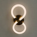 DecorBites™ Acrylic Ring LED Wall Lamp for Modern Indoor Decor, Living Room Bedroom Lighting