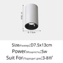 DecorBites™ LED Adjustable Angle Spotlight Ceiling Lights for Background Wall and Aisle