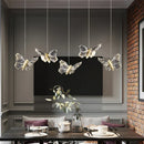 DecorBites™ Crystal Butterfly Pendant Lamps LED Lighting for Home Decor and Luxury Ambiance