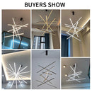 DecorBites™ LED Chandeliers for Stair Hall Living Dining Room Indoor Lighting Fixture