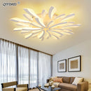 DecorBites™ LED Ceiling Chandelier Lights for Living Room Bedroom Dining Study White Black