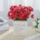 DecorBites™ Artificial Cherry Blossom Wall Flowers - Home Garden Wedding Decor