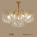 DecorBites™ Crystal LED Chandelier: Luxury Indoor Lighting for Home, Kitchen, Living Room