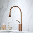 DecorBites™ Brushed Gold Basin Faucet Hot Cold Black Sink Kitchen Swivel Water Crane