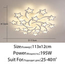 DecorBites™ LED Chandelier: Modern Dimmable Indoor Lighting for Bedroom, Hall, Living Room
