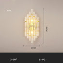 DecorBites™ Gold Black LED Wall Sconce Light for Bedroom Corridor