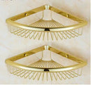 DecorBites™ Gold Brass Bath Hardware Set: Towel Rack, Paper Holder, Toilet Brush Holder, Towel Ranger, Hooks