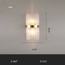 DecorBites™ Gold Black LED Wall Sconce Light for Bedroom Corridor