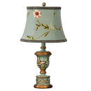 DecorBites™ Green Resin Table Lamp: Retro Bedside Lamp for Bedroom Décor