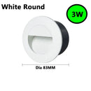 DecorBites™ 3W IP65 Waterproof Embedded Step Lights for Staircase Corridor & Outdoor Walls