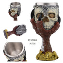 DecorBites™ Dragon King Goblet 200ml: Retro Stainless Steel Wine Glass Gothic Whiskey Cup