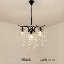DecorBites™ Crystal LED Chandelier: Luxury Indoor Lighting for Home, Kitchen, Living Room