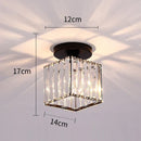 DecorBites™ Crystal Aisle Corridor Ceiling Light - Modern Luxury Indoor Hang Lamp