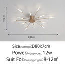 DecorBites™ LED Acrylic Ceiling Light Fixture for Bedroom Hall Living Room Kids, Modern Luster