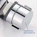 DecorBites™ Adjustable Slider Shower Head Holder Bracket Chrome Mounting Accessory