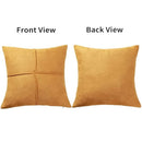 DecorBites™ Cross Faux Suede Throw Pillow Cover for Car Couch Sofa Bed Home Decor