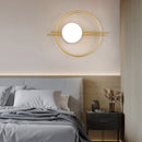 DecorBites™ Glass Gold LED Wall Lamp for Chic Indoor Lighting