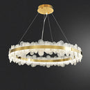DecorBites™ Golden Stainless Steel LED Designer Chandelier for Dining Room
