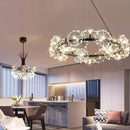 DecorBites™ Dandelion Flower Chandelier: Modern LED Living Room Bedroom Indoor Decor Bouquet Lamps