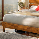 Aurora Solid Wood Bed Frame