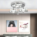 DecorBites™ Crystal LED Ceiling Chandelier for Modern Living Room Decor Luxe Lighting Fixtures