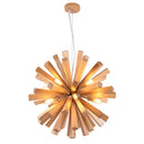 DecorBites™ Dandelion Wooden Pendant Lights - Solid Wood Hanging Lamps for Dining Room & Restaurant
