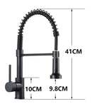 DecorBites™ Kitchen Faucet: Nickel Sink Mixer, Chrome Vanity Tap, Rotating Faucet for Modern Homes