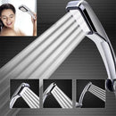 DecorBites™ 3 Color 300 Holes Rainfall Shower Head in Chrome Black White