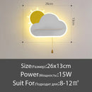 DecorBites™ Cloud Wall Lamps: Modern Kids Room Lighting with Switch, Children's Bedroom Decor