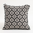 DecorBites™ Bohemian Flower Cushion Cover - Ethnic Floral Decorative Pillow Case