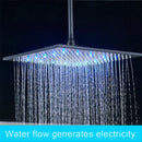 DecorBites™ Light Shower Faucet Set: Wall Mounted Rainfall Bath Mixer with Handshower
