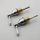 DecorBites™ Dual Handle Nickel Brush Bathroom Sink Tap Swivel Spray Mixer Faucet