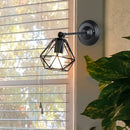 DecorBites™ Industrial Loft LED Cage Wall Light Sconce - Modern Home Lighting Fixture